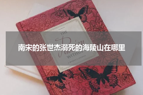 南宋的张世杰溺死的海陵山在哪里