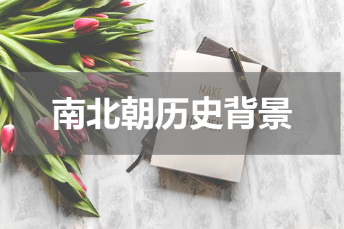 南北朝历史背景