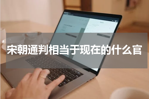 宋朝通判相当于现在的什么官