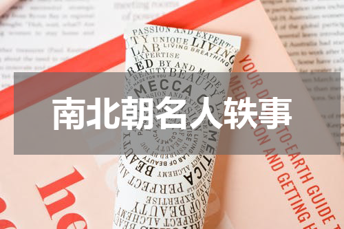 南北朝名人轶事