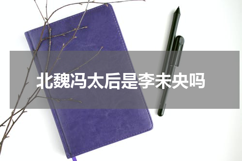 北魏冯太后是李未央吗