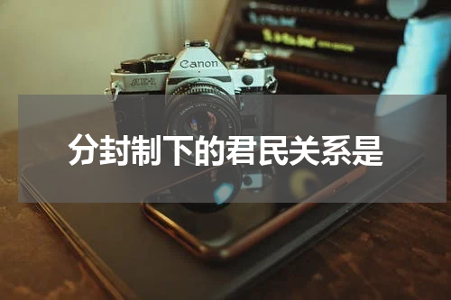 分封制下的君民关系是