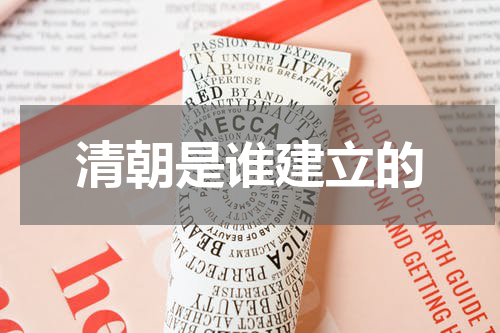 清朝是谁建立的