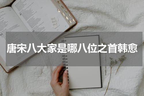 唐宋八大家是哪八位之首韩愈