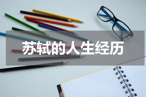 苏轼的人生经历