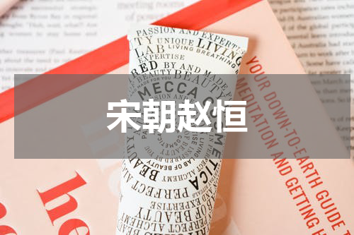宋朝赵恒
