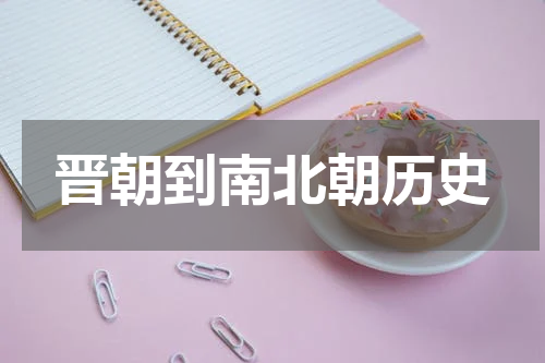 晋朝到南北朝历史