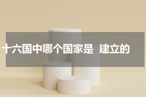 十六国中哪个国家是  建立的
