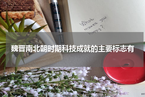 魏晋南北朝时期科技成就的主要标志有
