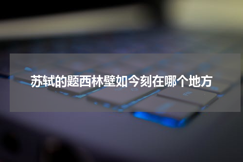 苏轼的题西林壁如今刻在哪个地方