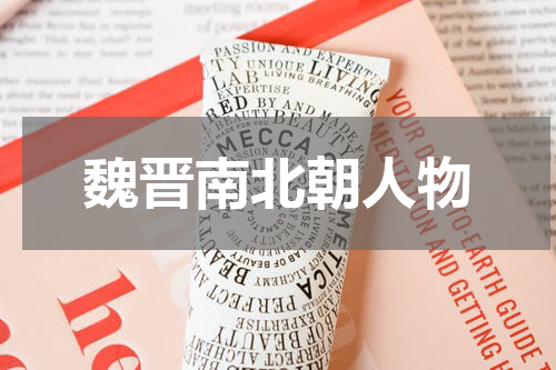 魏晋南北朝人物
