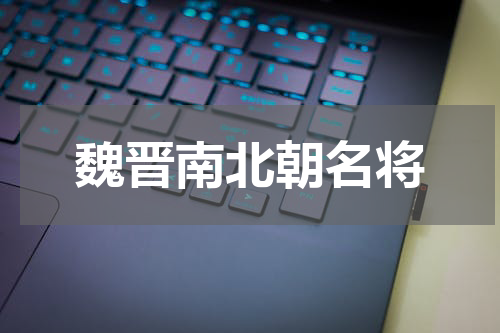 魏晋南北朝名将