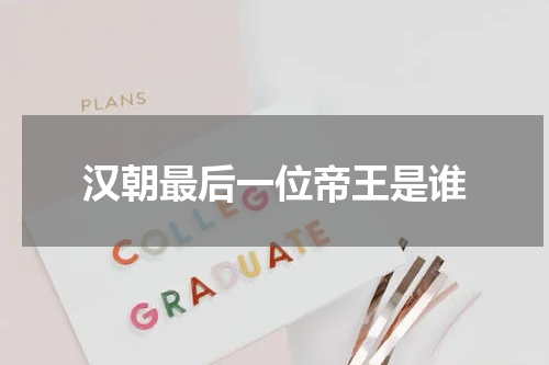 汉朝最后一位帝王是谁