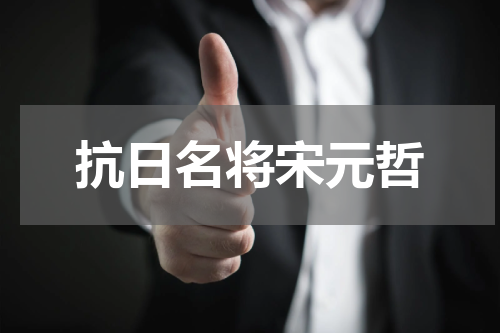 抗日名将宋元哲