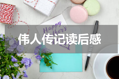 伟人传记读后感