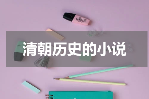 清朝历史的小说