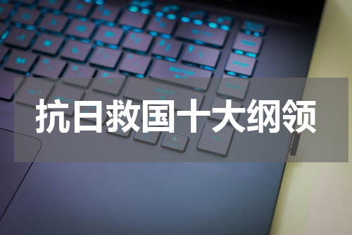 抗日救国十大纲领