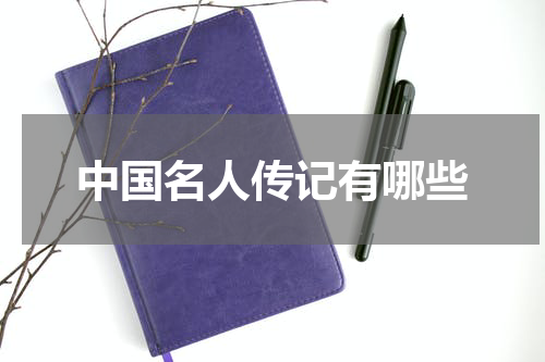 中国名人传记有哪些