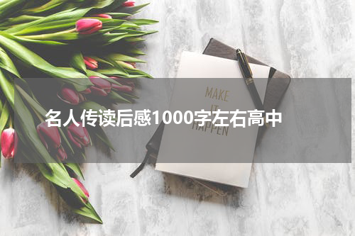 名人传读后感1000字左右高中