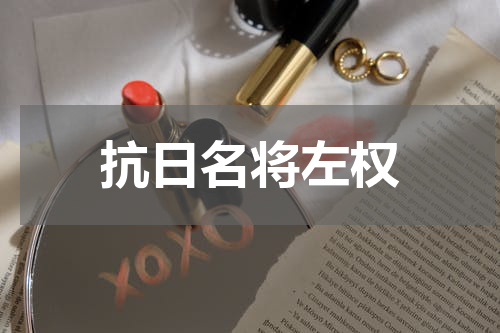 抗日名将左权