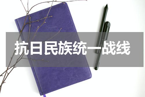 抗日民族统一战线