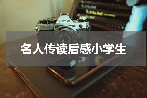 名人传读后感小学生