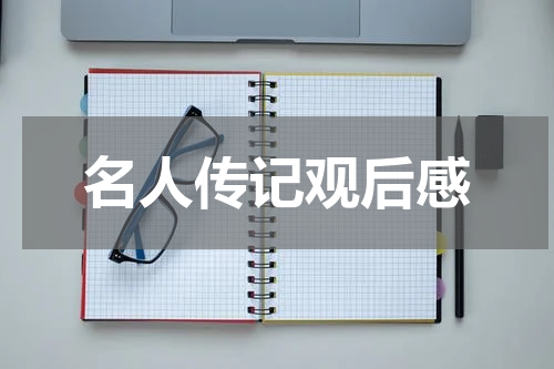 名人传记观后感