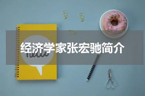 经济学家张宏驰简介