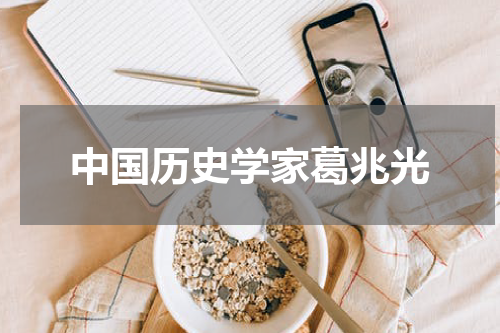 中国历史学家葛兆光