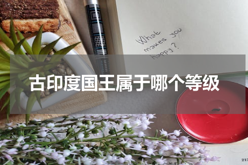 古印度国王属于哪个等级
