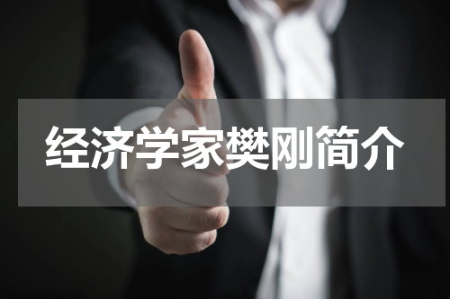 经济学家樊刚简介