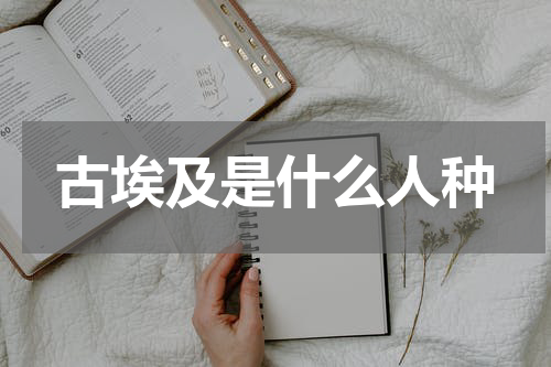 古埃及是什么人种