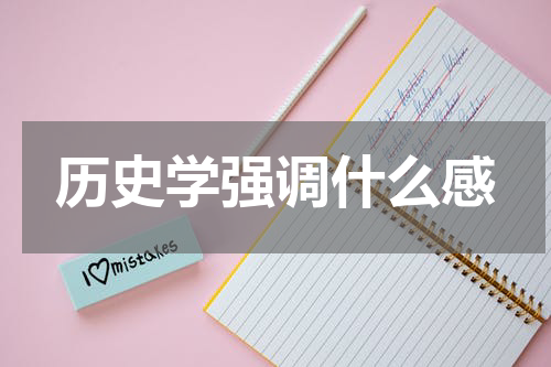 历史学强调什么感