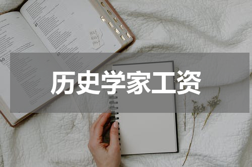 历史学家工资