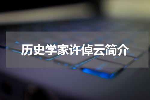 历史学家许倬云简介