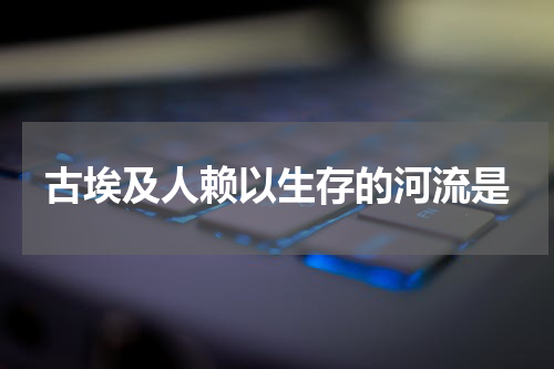 古埃及人赖以生存的河流是
