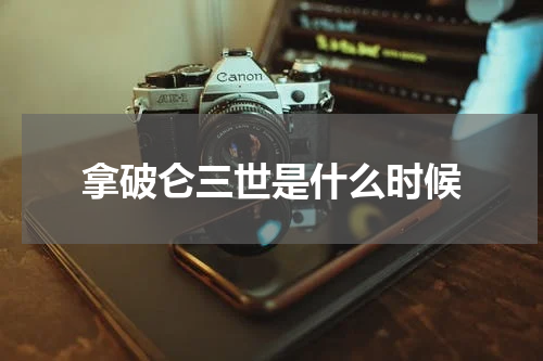 拿破仑三世是什么时候
