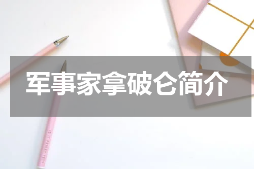 军事家拿破仑简介