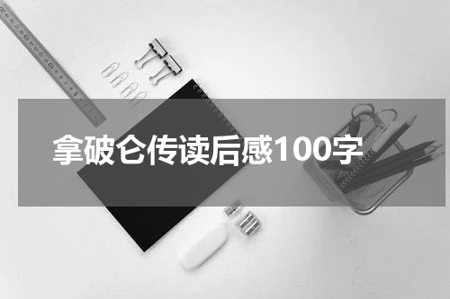 拿破仑传读后感100字