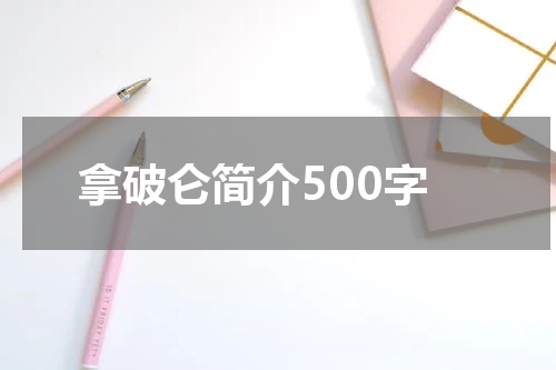 拿破仑简介500字