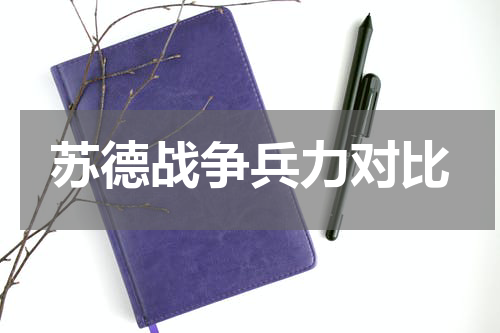 苏德战争兵力对比
