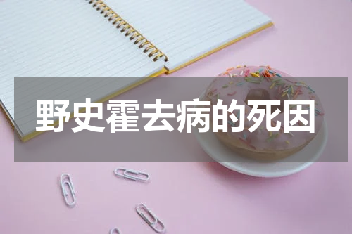 野史霍去病的死因