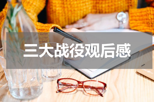 三大战役观后感