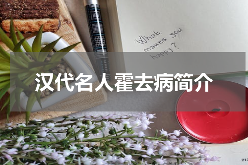 汉代名人霍去病简介