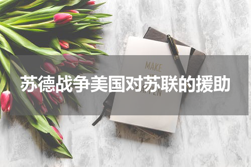 苏德战争美国对苏联的援助