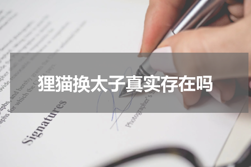 狸猫换太子真实存在吗