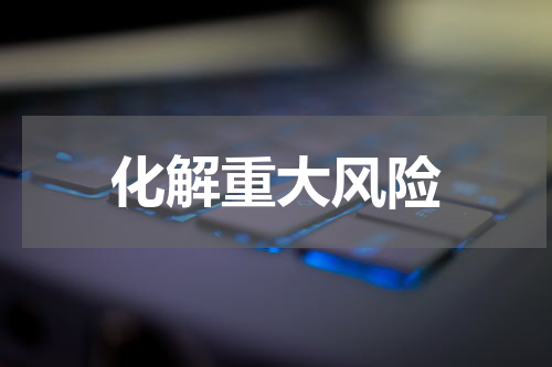 化解重大风险
