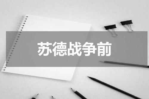 苏德战争前