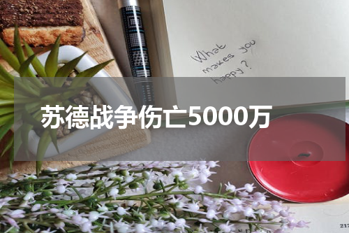 苏德战争伤亡5000万