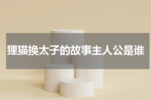狸猫换太子的故事主人公是谁